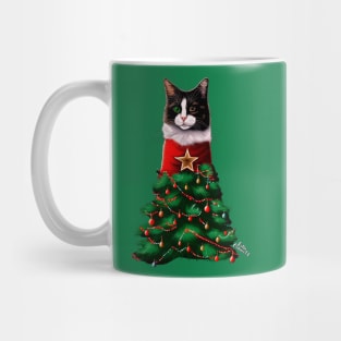 Meowy Christmas Mug